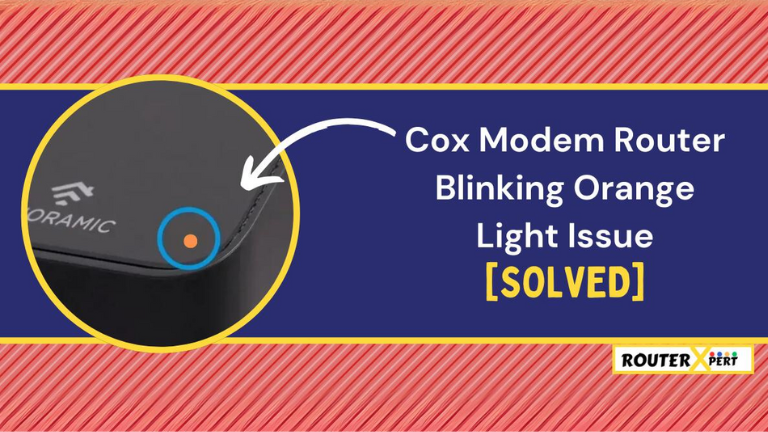 Cox Modem Router Blinking Orange