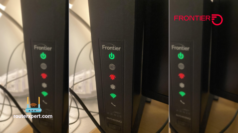 Frontier Modem Router Lights LED